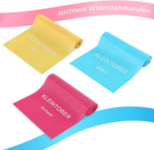 Lade das Bild in den Galerie-Viewer, Kleintober Fitnessbänder für Kinder, Jugendliche, Senioren I Resistance Bands I Widerstandsbänder Anfänger, Kinder, Senioren I leichte Widerstandstufen I Gymnastikband I Trainingsbänder
