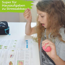 Lade das Bild in den Galerie-Viewer, KLEINTOBER Eiförmige Antistressbälle | 3 Stück Griffbälle für Entspannung, als Fingertrainer und für die Motorik, verschiedene Härtegrade | Anti-Stress-Ball
