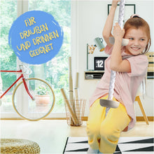 Lade das Bild in den Galerie-Viewer, KLEINTOBER Premium Kletterseil Kinder I Schaukel I Kletterseil mit Anleitung I für Klettern &amp; Turnen I Sportgeräte für Kinder I Kinder Sportgeräte Outdoor &amp; Indoor I Kinder Geschenke

