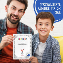 Lade das Bild in den Galerie-Viewer, Kleintober Premium Gummitwist I mit Anleitung &amp; Urkunde I Outdoor Spiele für Kinder I gummitwist Mädchen &amp; Jungs I Hüpfspiele für Kinder I Kindergeburtstag Gastgeschenke
