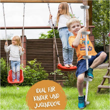 Lade das Bild in den Galerie-Viewer, KLEINTOBER Premium Kletterseil Kinder I Schaukel I Kletterseil mit Anleitung I für Klettern &amp; Turnen I Sportgeräte für Kinder I Kinder Sportgeräte Outdoor &amp; Indoor I Kinder Geschenke

