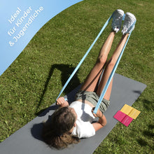 Lade das Bild in den Galerie-Viewer, Kleintober Fitnessbänder für Kinder, Jugendliche, Senioren I Resistance Bands I Widerstandsbänder Anfänger, Kinder, Senioren I leichte Widerstandstufen I Gymnastikband I Trainingsbänder
