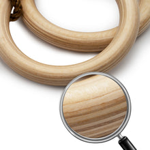 Lade das Bild in den Galerie-Viewer, Holz Turnringe
